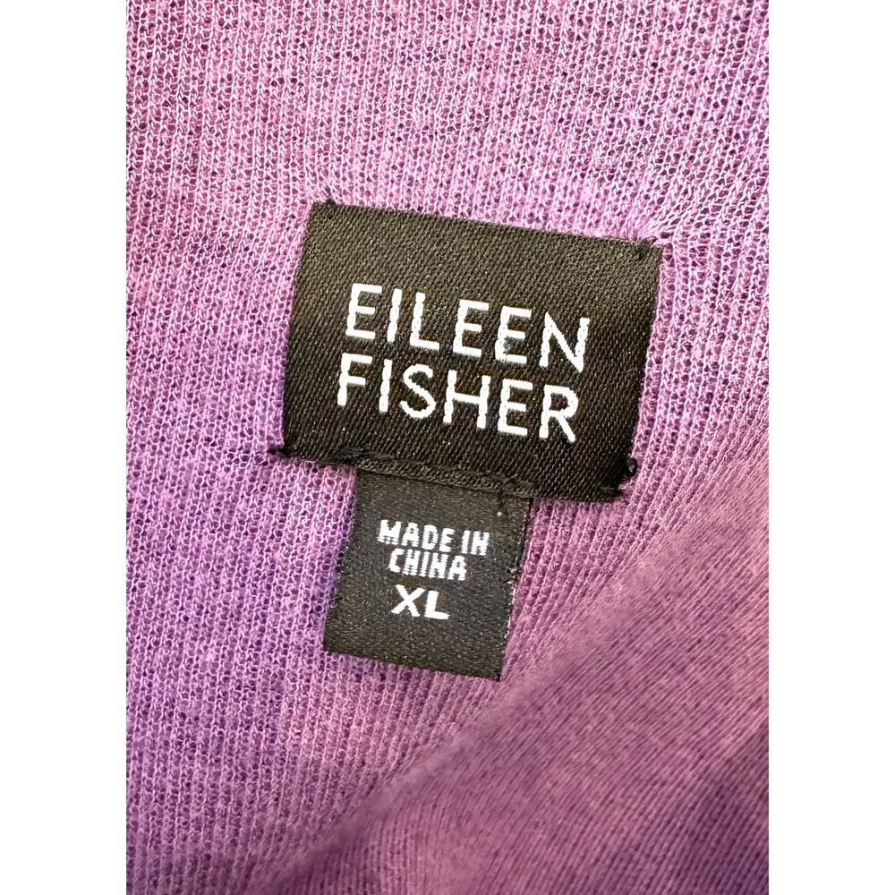 Eileen Fisher Lambswool Doubleface Cape Jacket Shacket Open Cardigan Size XL - Picture 5 of 6